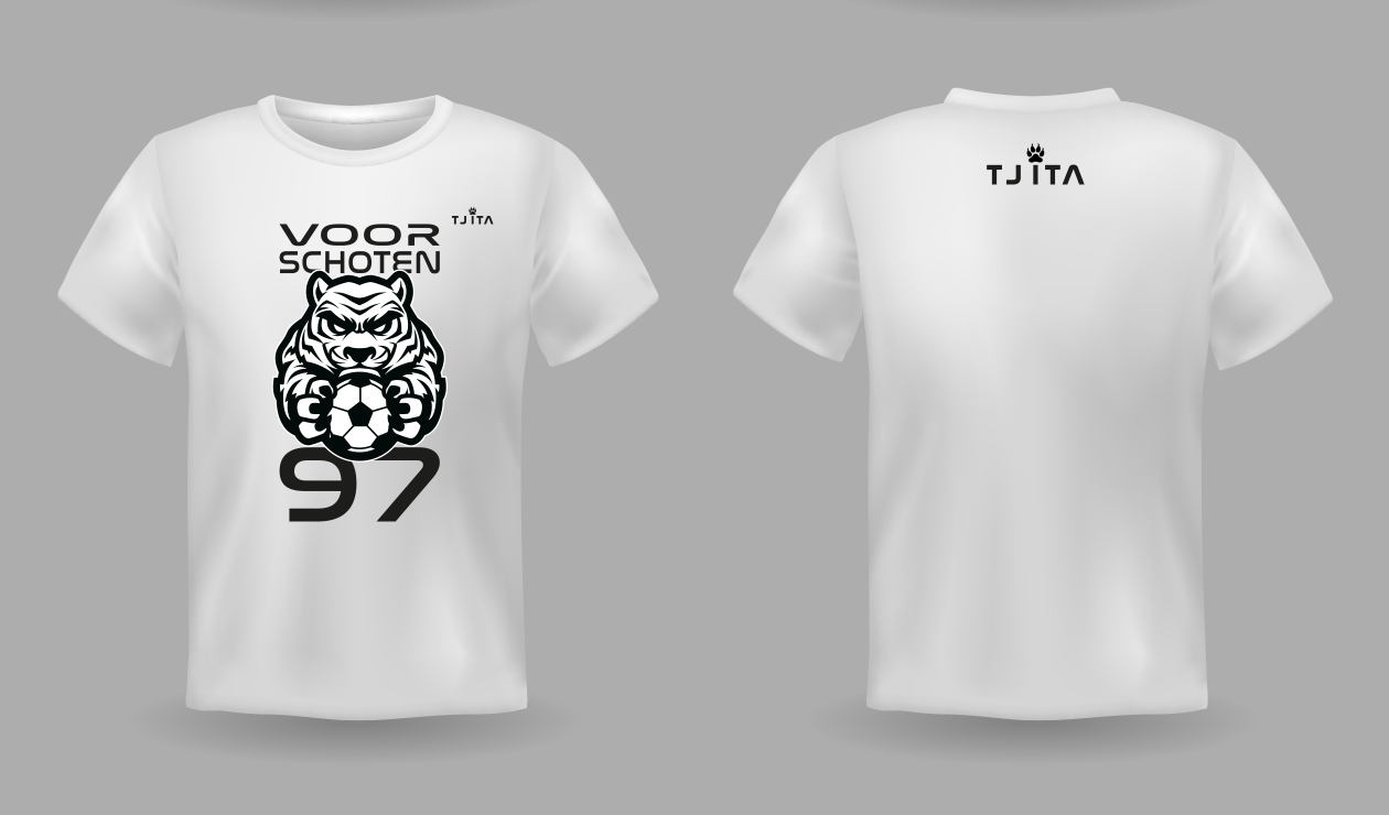 TJITA VS97 wit shirt - Tjita shirt wit vs97 2 - 184100 (L)